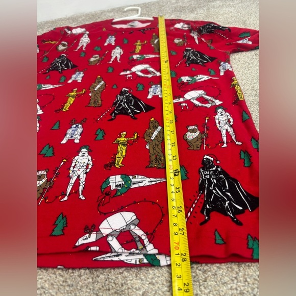 Hanna Andersson Star Wars Holiday Print Pajama Top Medium Family Pajamas - Picture 3 of 8